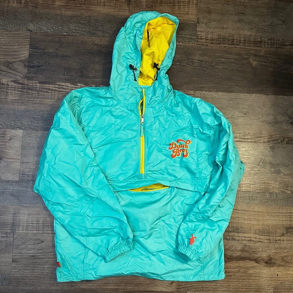 Dutch Bros Windbreaker zip away
